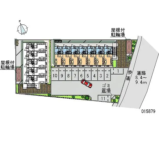 ★手数料０円★千葉市若葉区貝塚町　月極駐車場（LP）